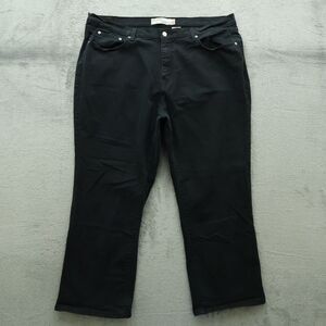 Levi's 550 Jeans Women's Size 24S Black High-Rise Relaxed Fit Bootcut 28" Inseam